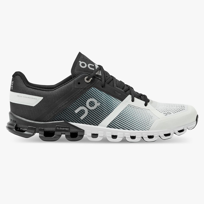 ON Cloudflow Mens - Men's Trainers NZ-87193 Black/White